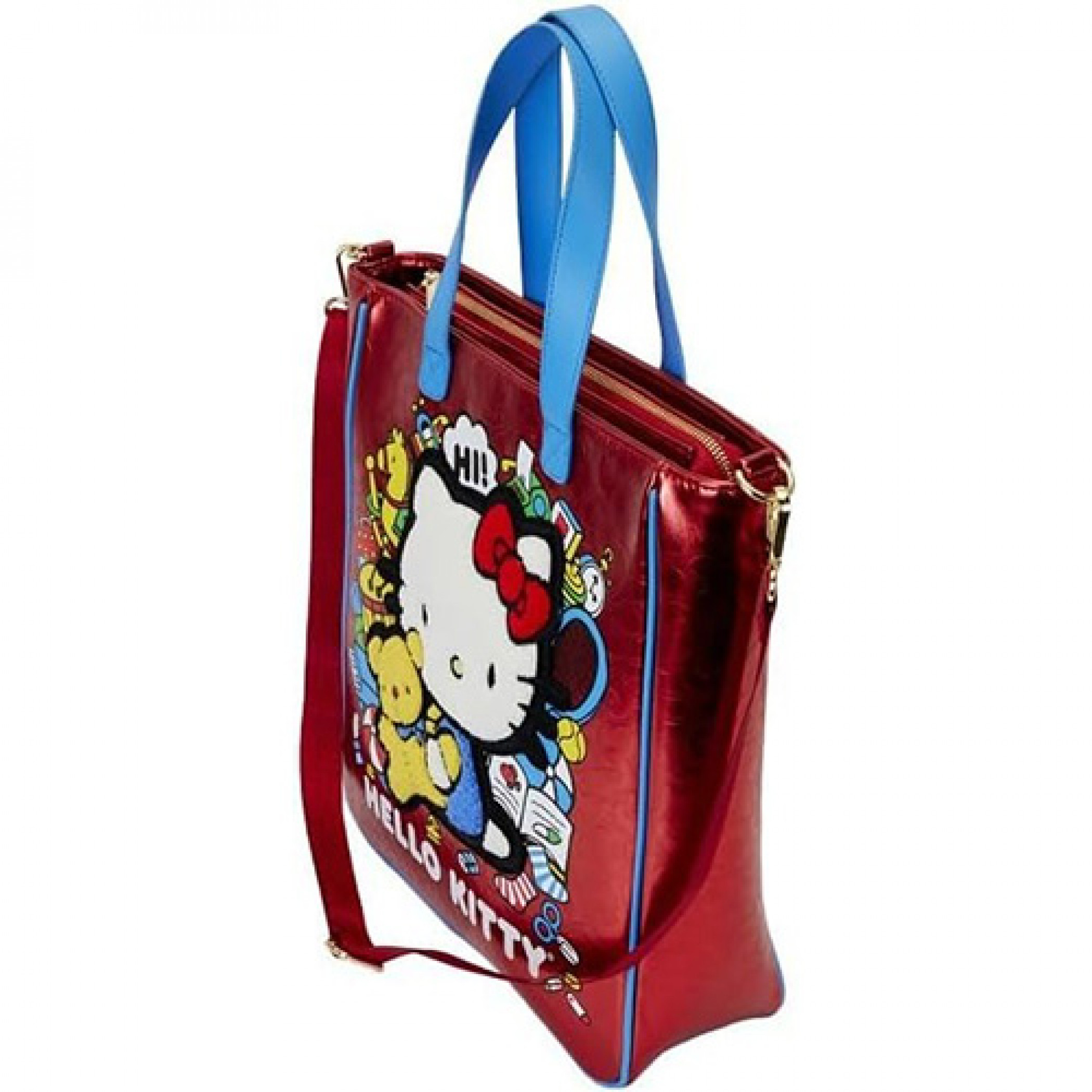 Hello Kitty 50th Anniversary Tote Bag with Coin Bag By Loungefly